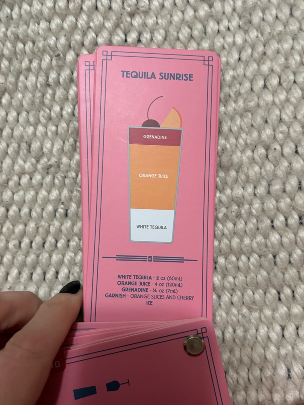 Cocktail Swatches Flip Deck - 40 Classic Recipes. Brand new - taken out for pics - Picture 5 of 6